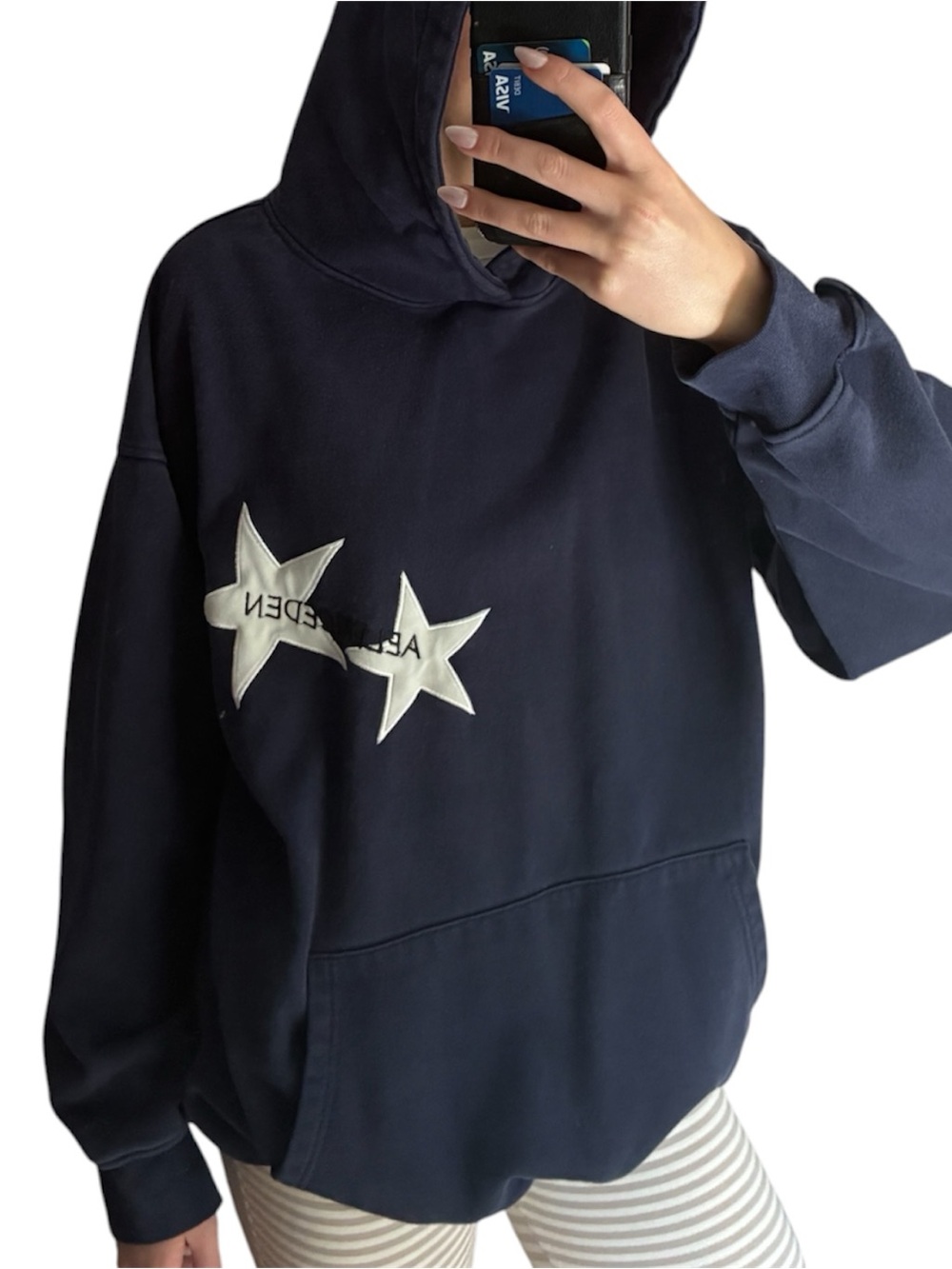 Aelfric Eden Navy Star Hoodie